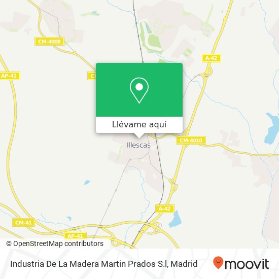 Mapa Industria De La Madera Martin Prados S.l