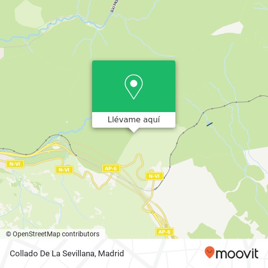 Mapa Collado De La Sevillana
