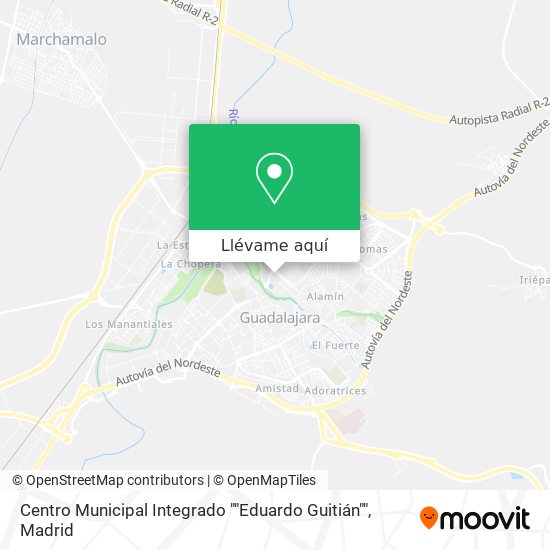 Mapa Centro Municipal Integrado ""Eduardo Guitián""