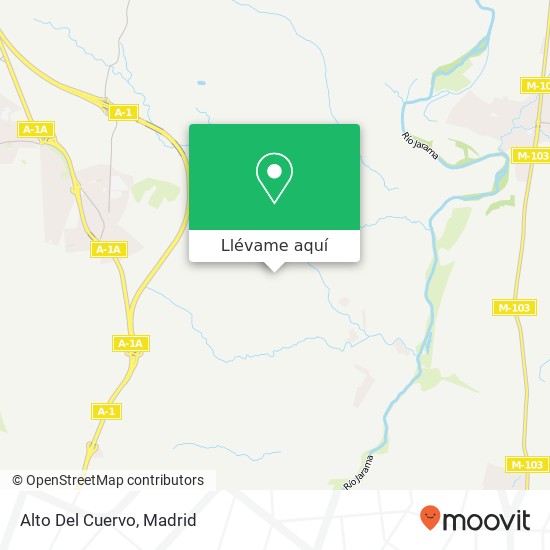 Mapa Alto Del Cuervo