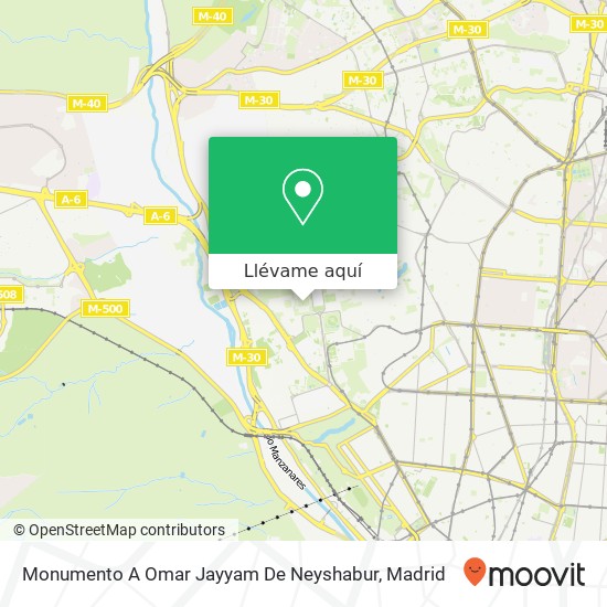 Mapa Monumento A Omar Jayyam De Neyshabur