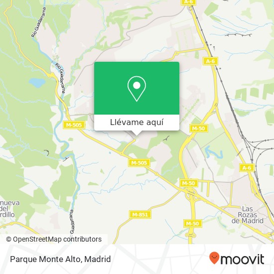 Mapa Parque Monte Alto