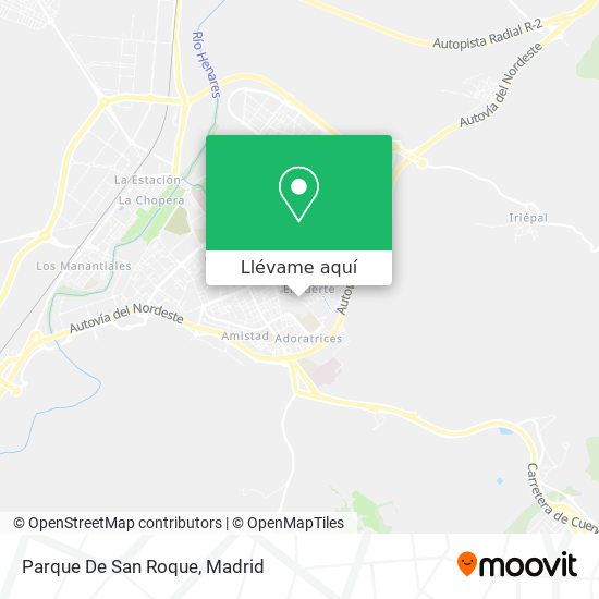 Mapa Parque De San Roque