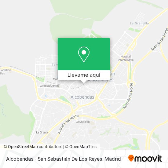 Mapa Alcobendas - San Sebastián De Los Reyes