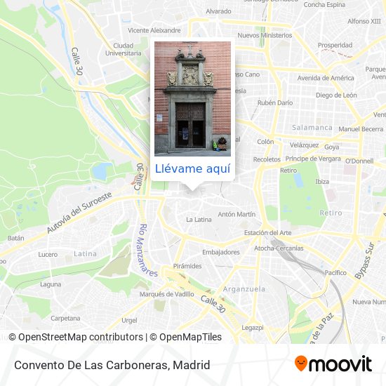 Mapa Convento De Las Carboneras