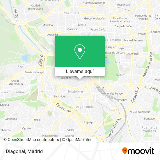 Mapa Diagonal