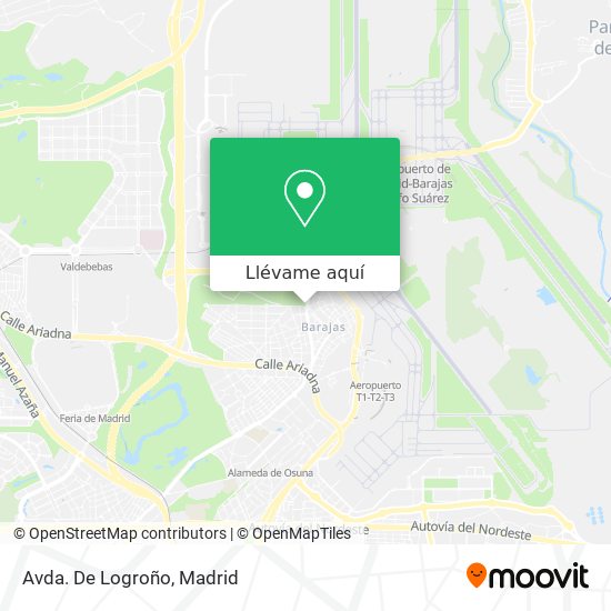 Mapa Avda. De Logroño