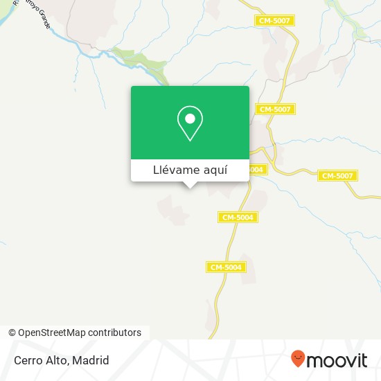 Mapa Cerro Alto