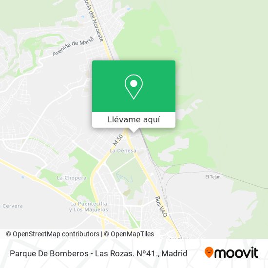 Mapa Parque De Bomberos - Las Rozas. Nº41.