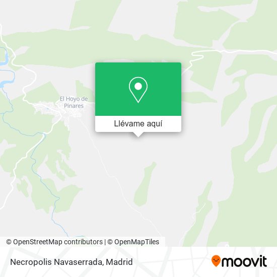 Mapa Necropolis Navaserrada