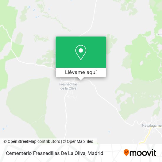 Mapa Cementerio Fresnedillas De La Oliva