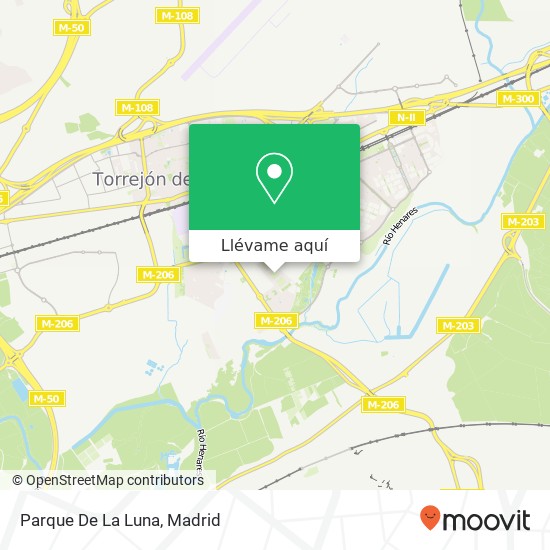 Mapa Parque De La Luna