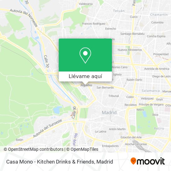 Mapa Casa Mono - Kitchen Drinks & Friends