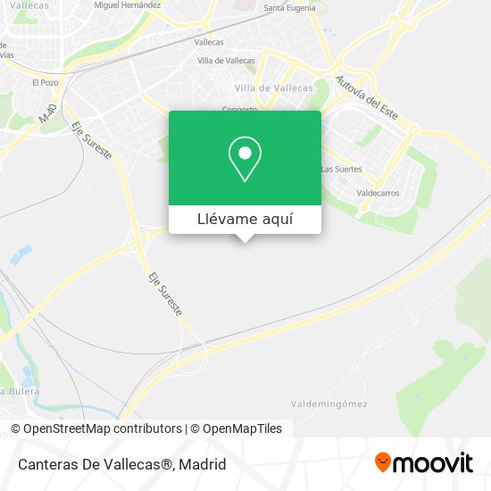 Mapa Canteras De Vallecas®