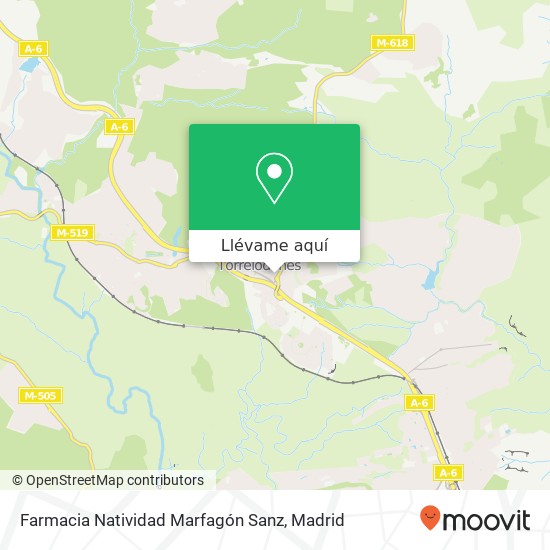 Mapa Farmacia Natividad Marfagón Sanz