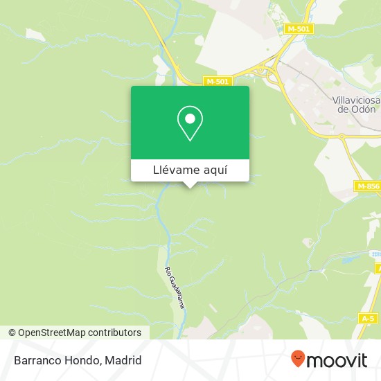 Mapa Barranco Hondo