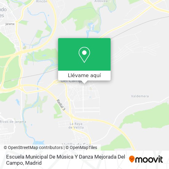 Mapa Escuela Municipal De Música Y Danza Mejorada Del Campo