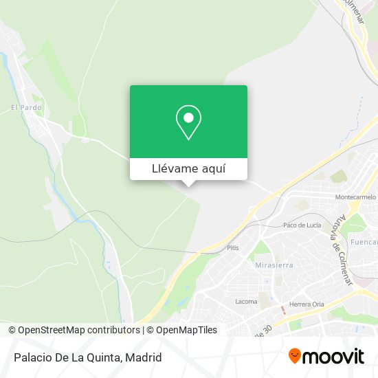 Mapa Palacio De La Quinta