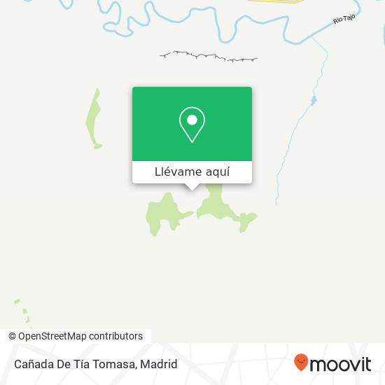 Mapa Cañada De Tía Tomasa