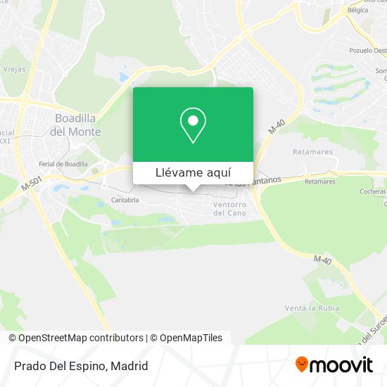 Mapa Prado Del Espino
