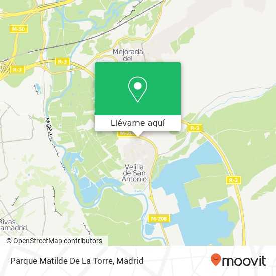 Mapa Parque  Matilde De La Torre