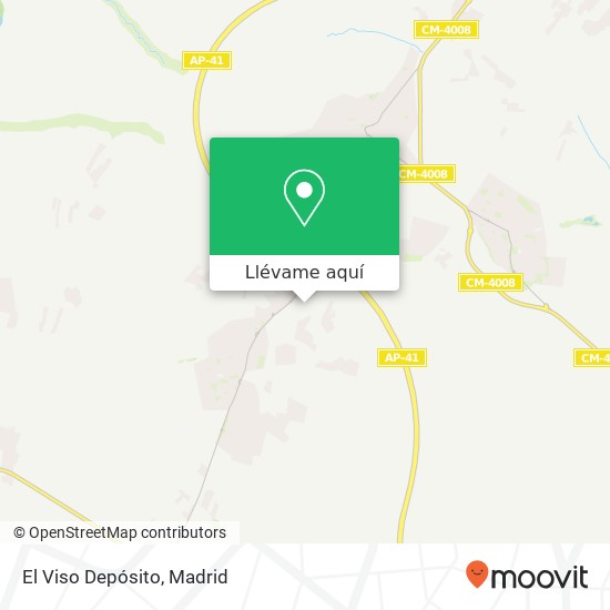 Mapa El Viso Depósito