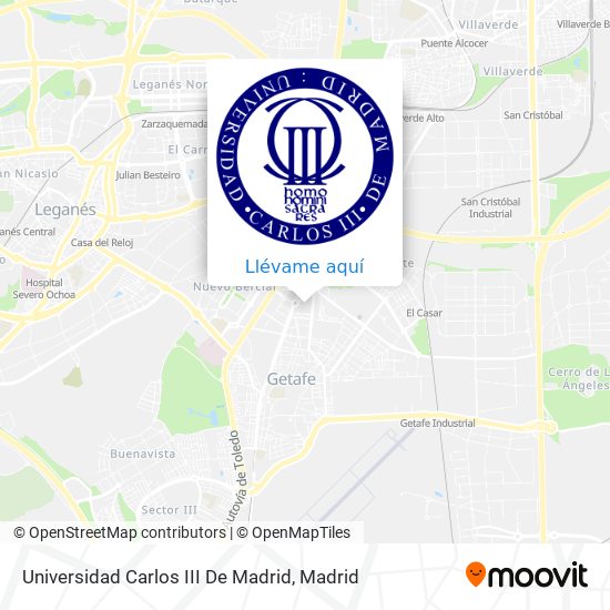 Mapa Universidad Carlos III De Madrid