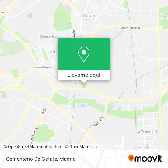 Mapa Cementerio De Getafe