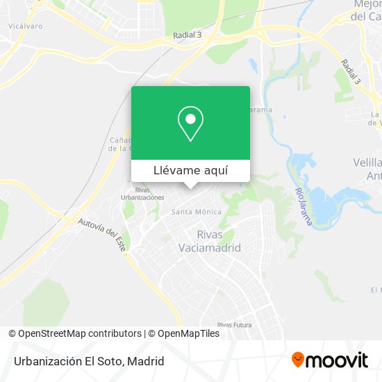 Mapa Urbanización El Soto