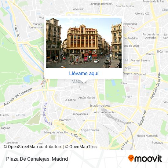 Mapa Plaza De Canalejas
