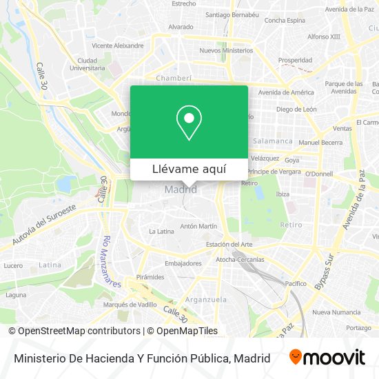 Mapa Ministerio De Hacienda Y Función Pública