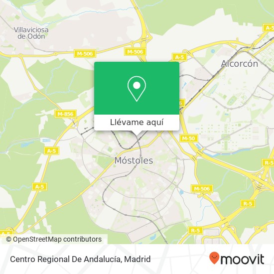 Mapa Centro Regional De Andalucía