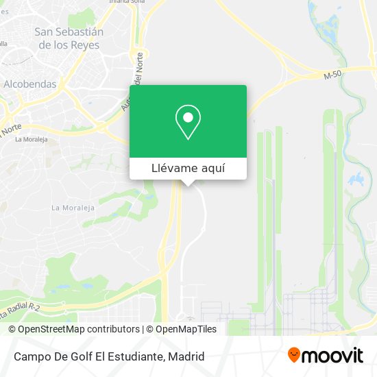 Mapa Campo De Golf El Estudiante