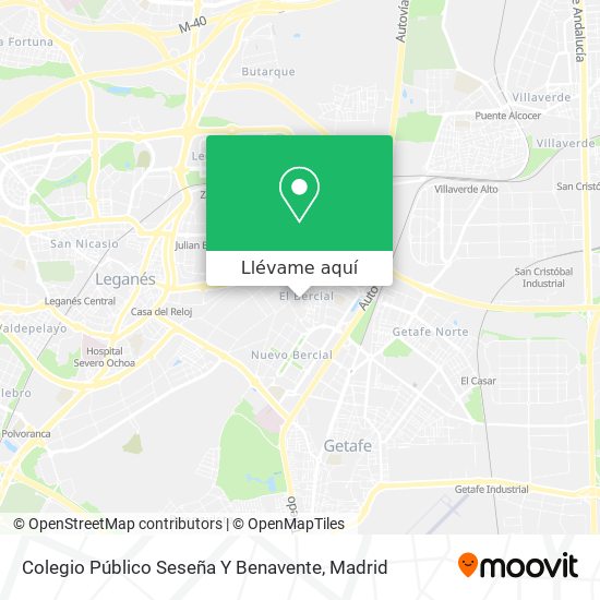 Mapa Colegio Público Seseña Y Benavente
