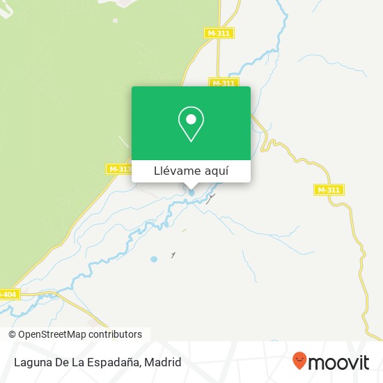 Mapa Laguna De La Espadaña