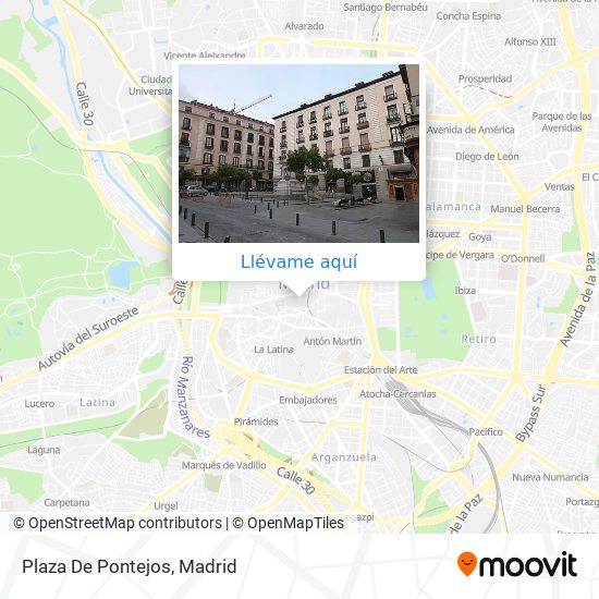 Mapa Plaza De Pontejos