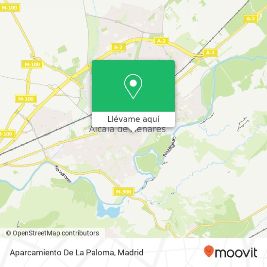 Mapa Aparcamiento De La Paloma