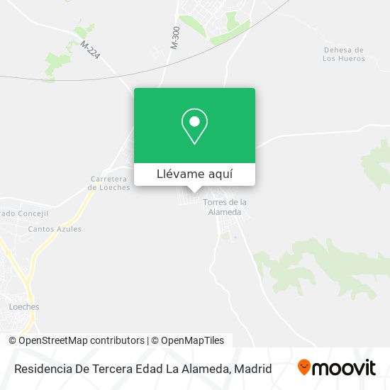 Mapa Residencia De Tercera Edad La Alameda