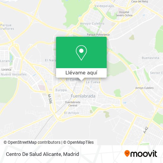 Mapa Centro De Salud Alicante