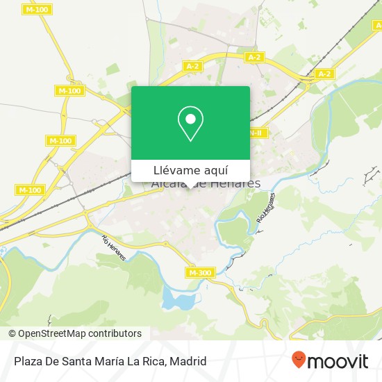 Mapa Plaza De Santa María La Rica