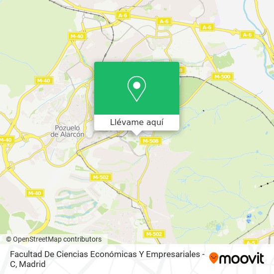 Mapa Facultad De Ciencias Económicas Y Empresariales - C