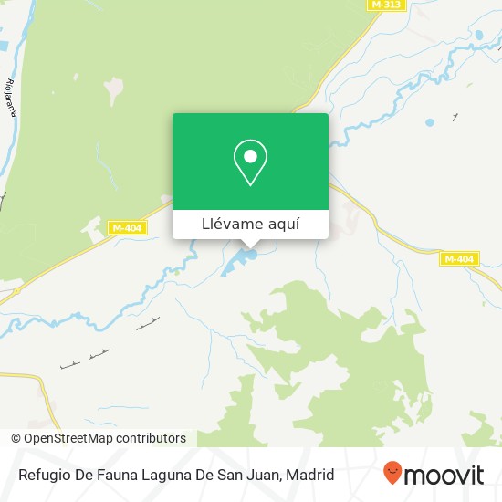 Mapa Refugio De Fauna Laguna De San Juan