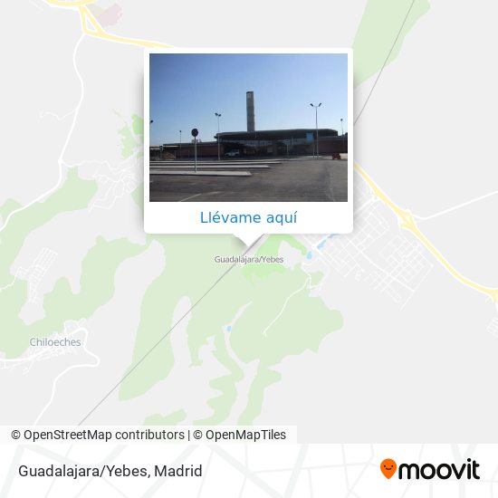 Mapa Guadalajara/Yebes