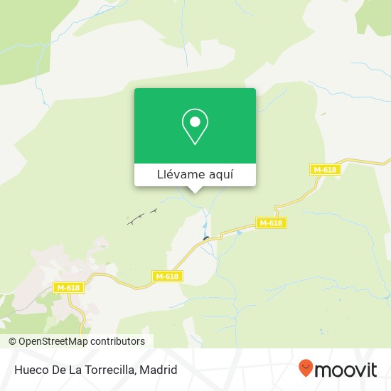 Mapa Hueco De La Torrecilla