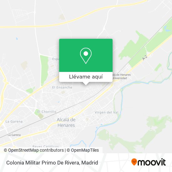 Mapa Colonia Militar Primo De Rivera
