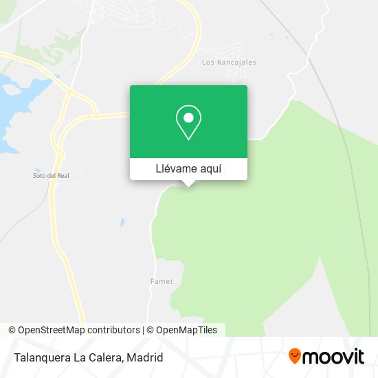 Mapa Talanquera La Calera