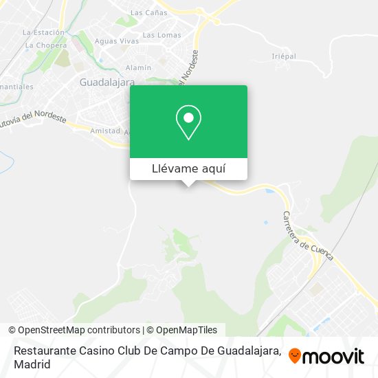 Mapa Restaurante Casino Club De Campo De Guadalajara