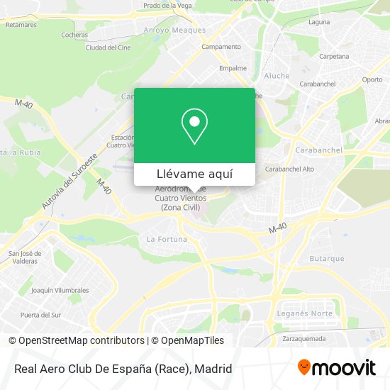 Mapa Real Aero Club De España (Race)‎