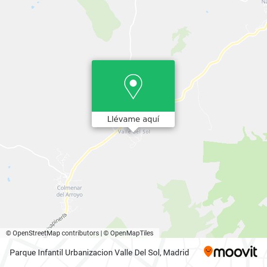 Mapa Parque Infantil Urbanizacion Valle Del Sol