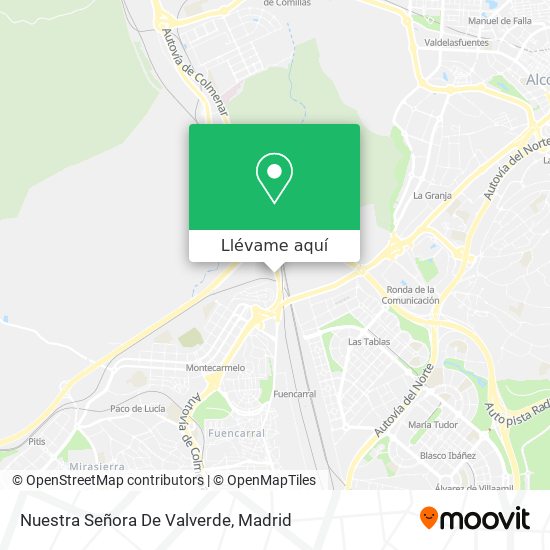 Mapa Nuestra Señora De Valverde